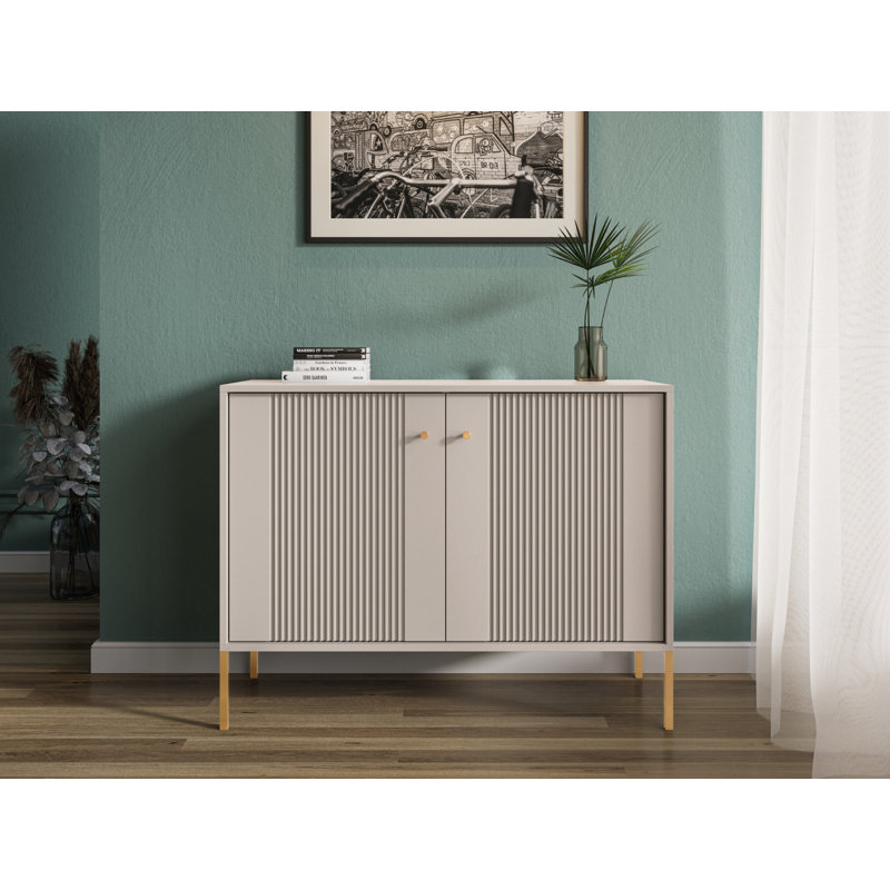Tanari 104.5cm Sideboard, Cashmere/Gold