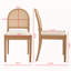 Chaises de salle à manger rembourrées en lin avec dossier-22117937-22117938