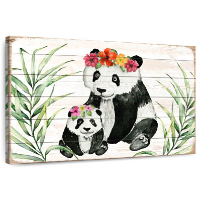 Couronne florale Brampt Pandas