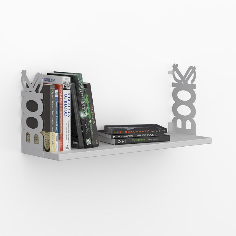 Tablette à support réglable Daulton, Blanc