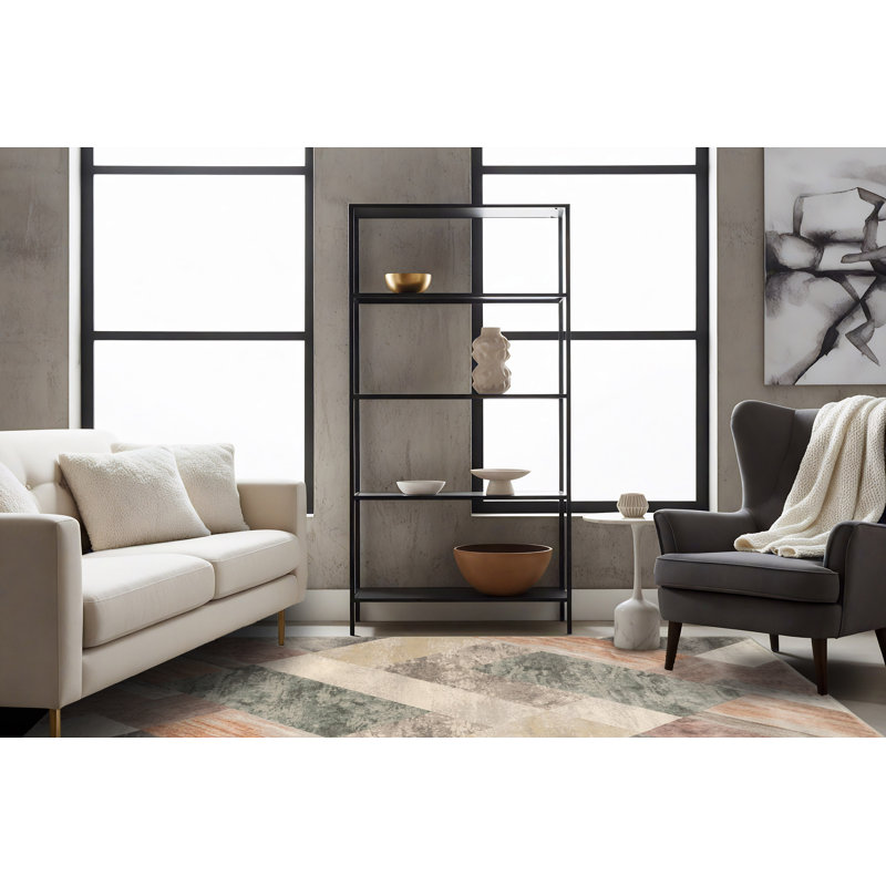 Tapis gris Mejia, Rectangle 6 pi 7 po x 9 pi 6 po