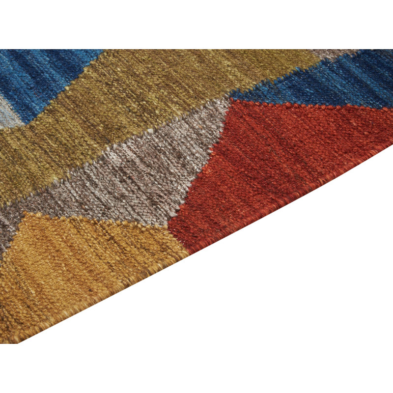 Canella Geometric Hand Woven Area Rug, Rectangle 80 x 150cm