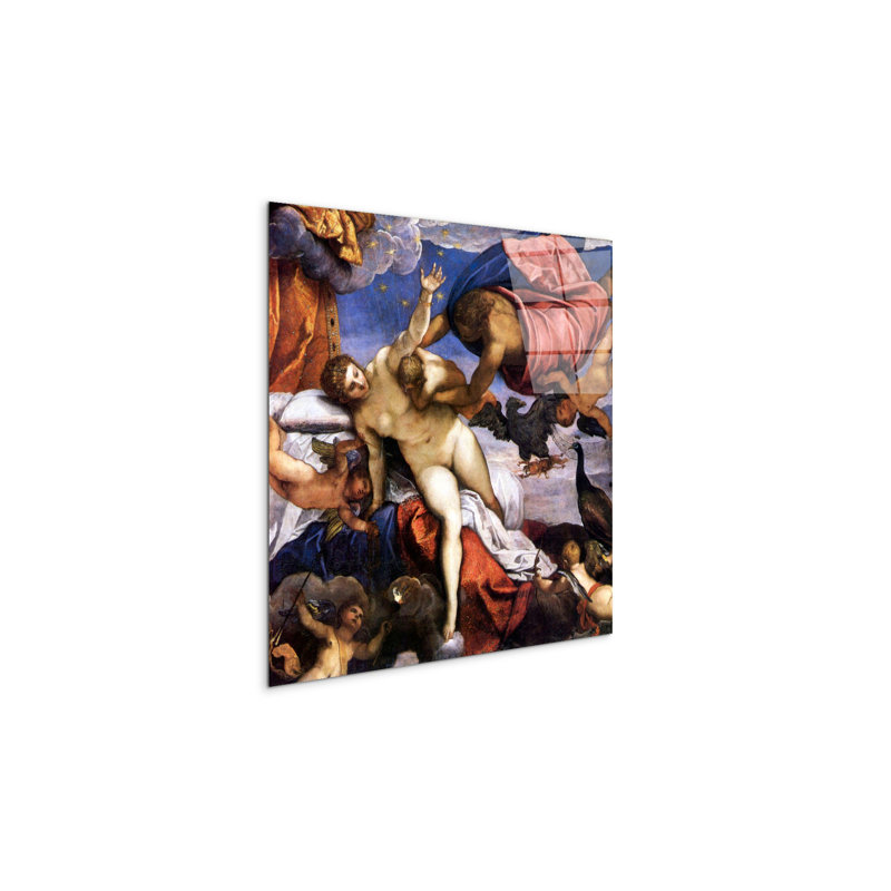 The formation of the Milky Way by Tintoretto 58x58 Cm Frameless Panel Lightweight Ready to Hang, CrystalArt