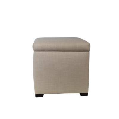 Repose-pieds carré avec rangement Woodside