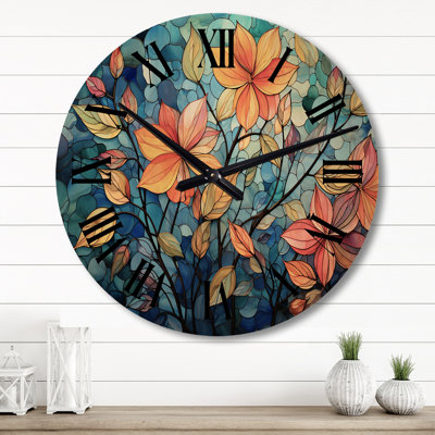 Horloge murale en bois massif Antonion