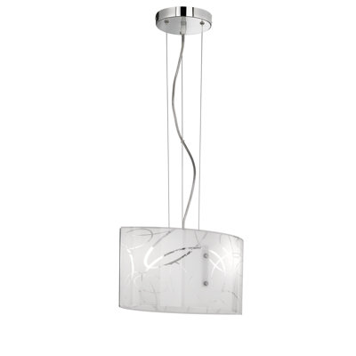 Azayliah 2 - Light White Unique/Statement Pendant