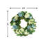 27" Assorted Hydrangea Wreath With Magnolia Leaves