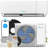 110V 12000 BTU Ductless Mini Split Air Conditioner For 750 Square Feet With Remote & Smart Control