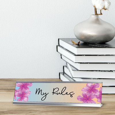 Enseigne de bureau My Rules Designer