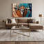 Art mural sur toile gris Southwestern Animals-1306243698