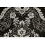 Tapis noir / blanc noué à la main de conception unique 9 pi x 12 pi 2 po New Age