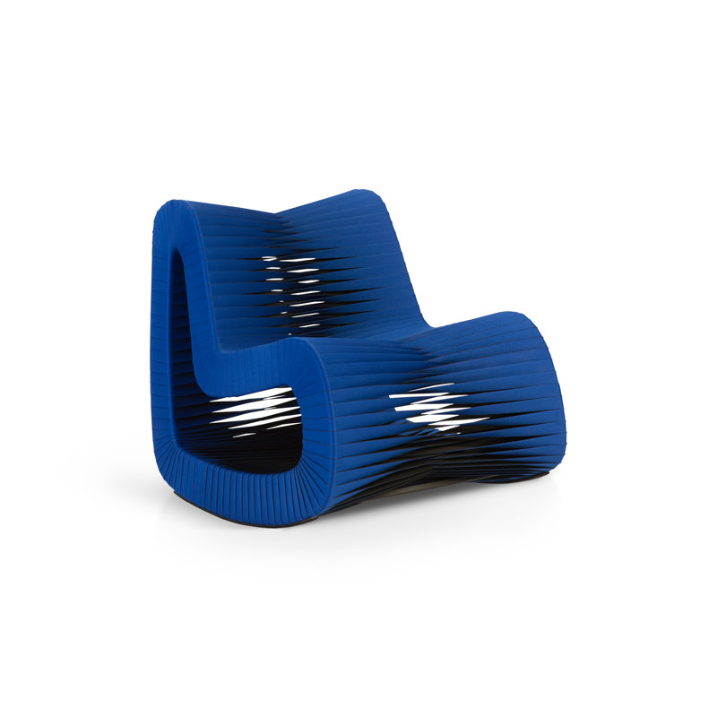 Seat Belt Rocking Chair, Blue