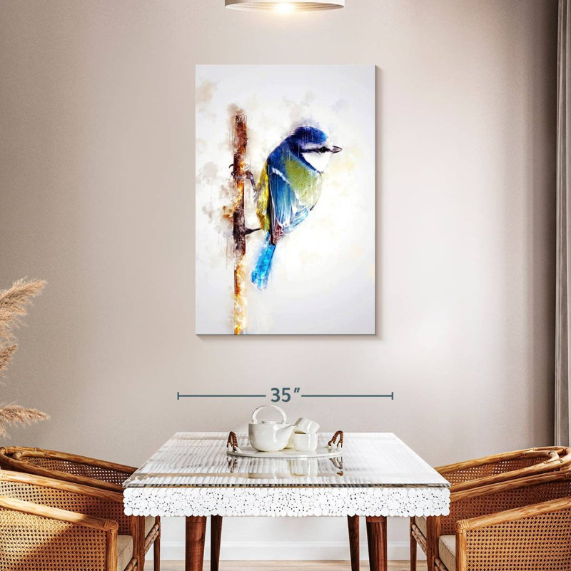 Brampt Bird On Twig, 45" H x 30" W