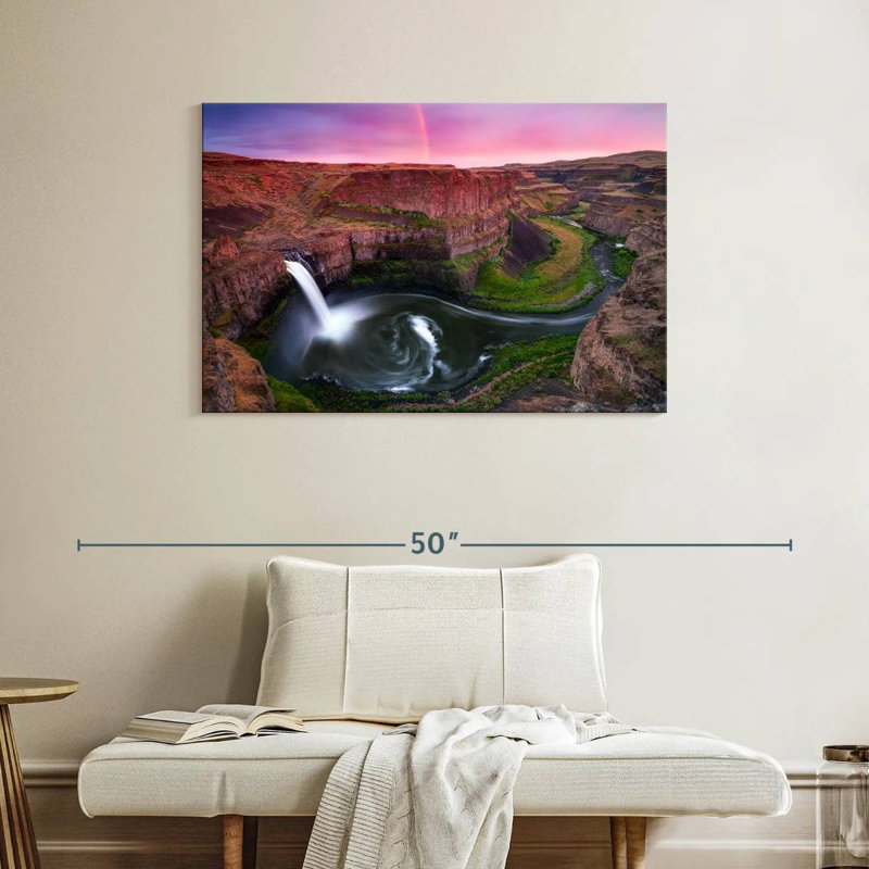 Alvord surplombant la cascade de Palouse, H 26 po x l 39 po