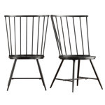 Kennamer Metal Slat Back Side Chair