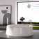 Addis 69" x 69" Freestanding Combination Acrylic Bathtub with Heater