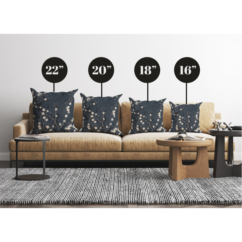 Housse de coussin en polyester Elizabeth, H 18 po x l 18 po