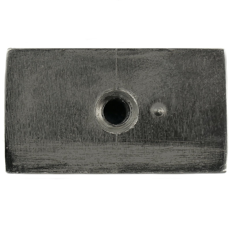 Park Avenue Rectangular Knob, Satin Nickel