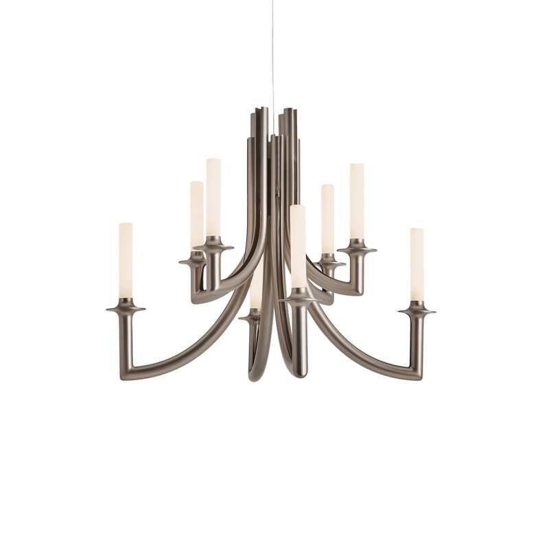 Philippe Starck Matte Bronze Polycarbonate Chandelier
