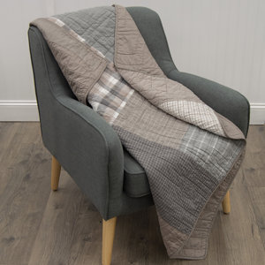 August Grove® Somers Quilted Throw Blanket & Reviews | Wayfair