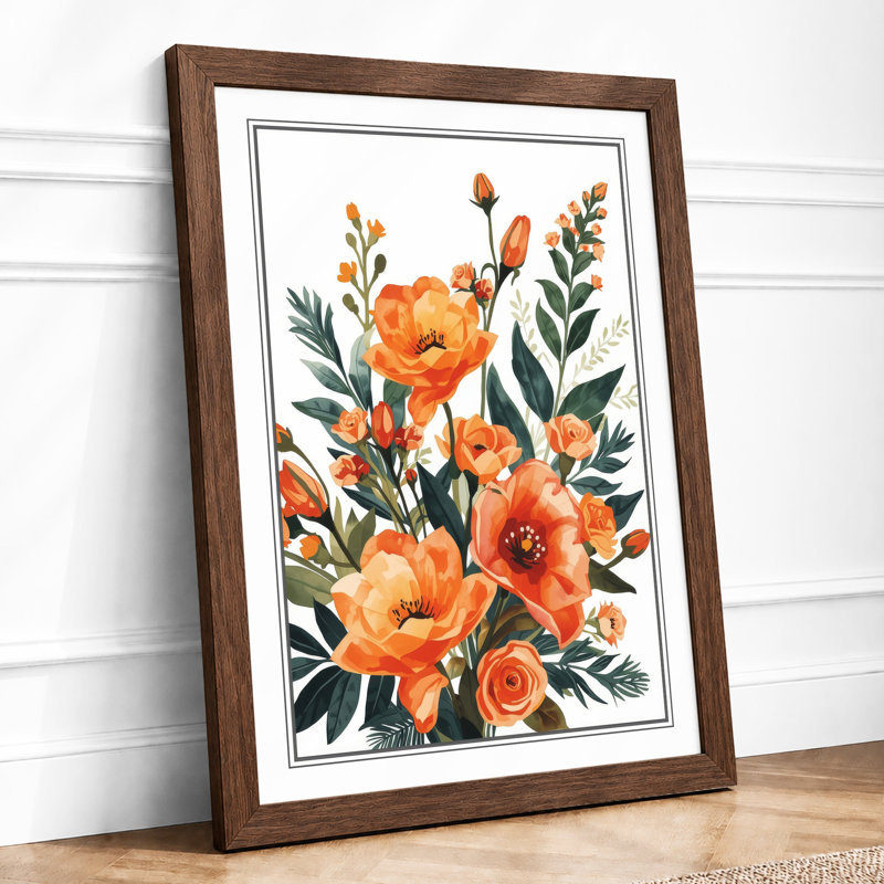 Bloom Study Botanical - Print, Walnut, A3 - 42.0 x 29.7 cm