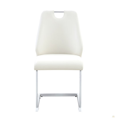 Dining Chairs Set Of 2, Faux Leather Kitchen Chairs