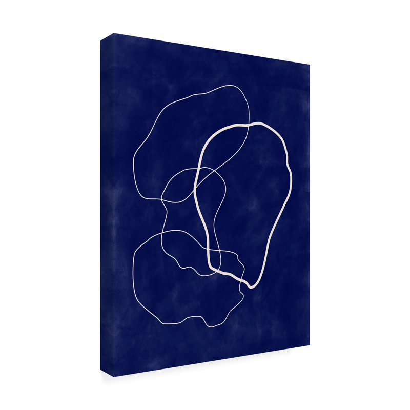 Indigo3 - reproduction sur toile tendue, H 47 po x l 35 po x P 2 po