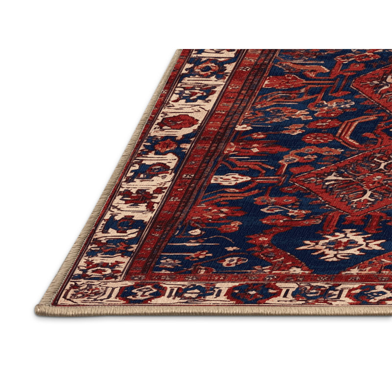 Tapis brun turc lavable à la machine, Rectangle 2 pi x 3 pi
