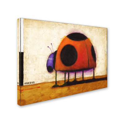 Izampo 'Ladybug' Print on Wrapped Canvas