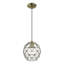 Luminaire suspendu simple à 1 lumière Lucilo-116654553
