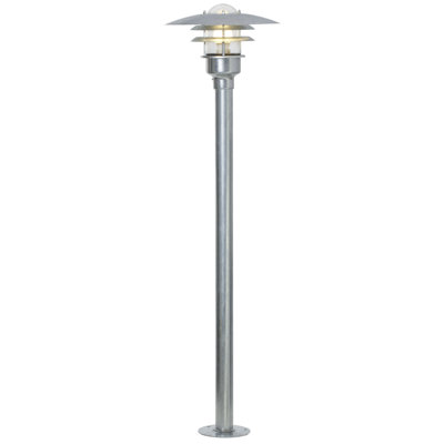Stained Glass Lamp Post (Full) Post Lantern
