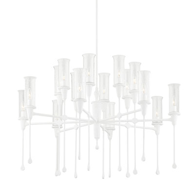 Chisel 16 - Light Unique / Statement Cylinder Chandelier