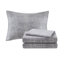 Ensemble d'édredon 9 pièces pour très grand lit 9 pièces avec draps en coton, bleu marine-134537585-134537586