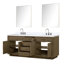 Ensemble de meuble-lavabo double 84 "avec miroir 84"-82319060-82319064