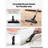 Canister Vacuum Cleaner 1000W 17 kPa Portable Bagless Canister Vacuum, for Carpets, Hardwood Floors, Pet Hair, Adjustable Strong Suction, Easy-to-Clean Filter, with Hose, Cleaning Attachments
