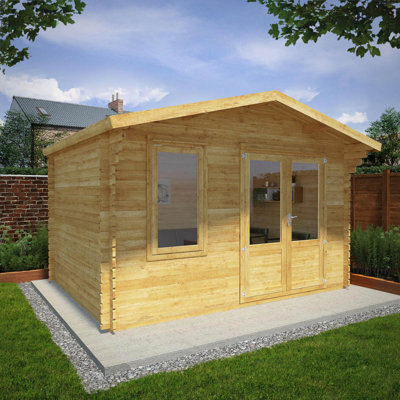 Mercia 13ft x 10ft Retreat Log Cabin