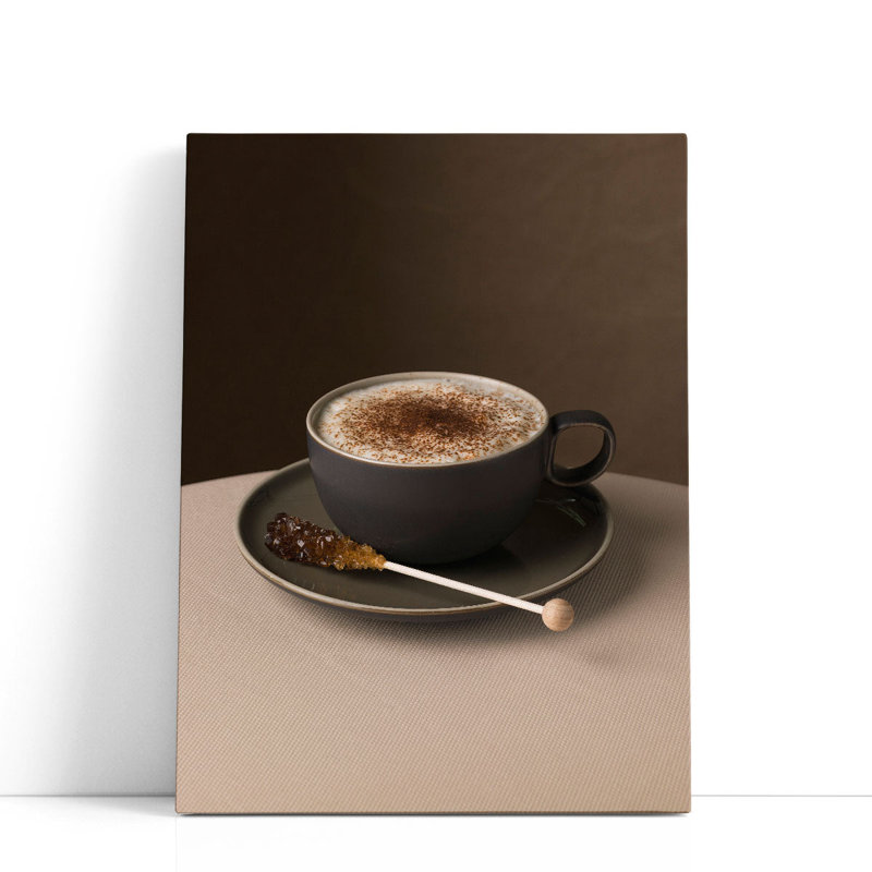 Cappuccino 2 - reproduction d'art sur toile, H 16 po x l 12 po