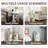 Rotating Bookshelf - Solid Wood Rotating Bookshelf Tower With 2 Drawers, 2 Tier Small Bookshelf, 360 Display Spinning Bookshelf, Round Corner Book Shelf For Small Space, Bedroom, Living Room-950797514-950797525
