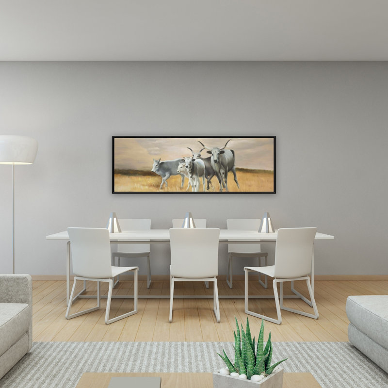 "Reproduction de nguni" sur toile