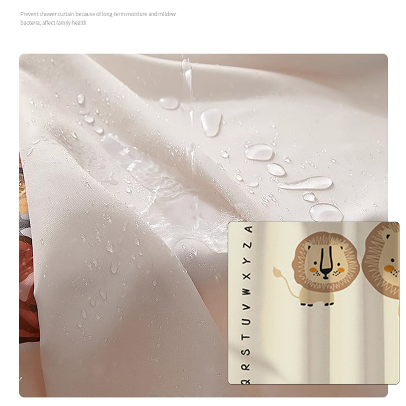 Rideau de douche en polyester