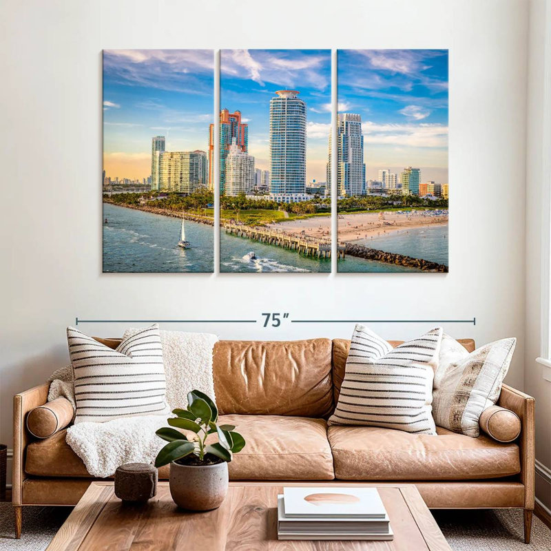 Gillard Coastal South Beach Miami, 42" H x 65" W