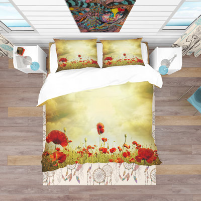 Ensemble de housse de couette rétro