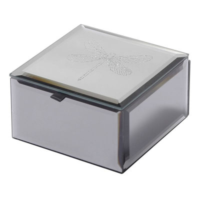 Boîte à bijoux H 2,25 po x l 4,25 po x P 4,25 po
