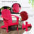 Patio Adirondack Chair With Inclined Seat High Backrest & Wide Armrests-874356226