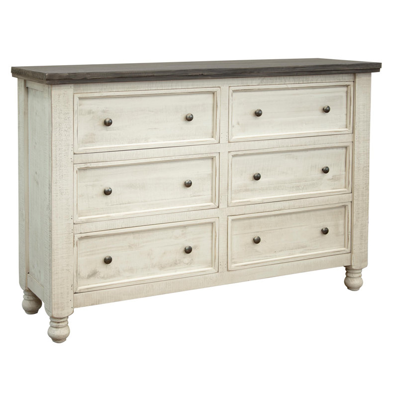Commode double 6 tiroirs Burritt