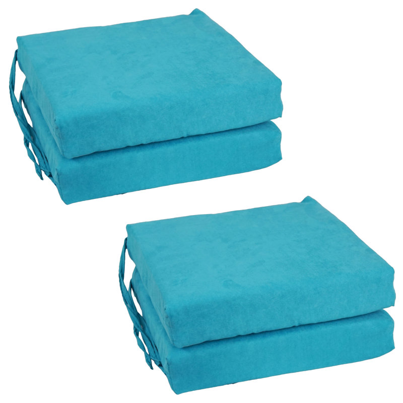 Coussin de siège d'intérieur, Bleu turquoise