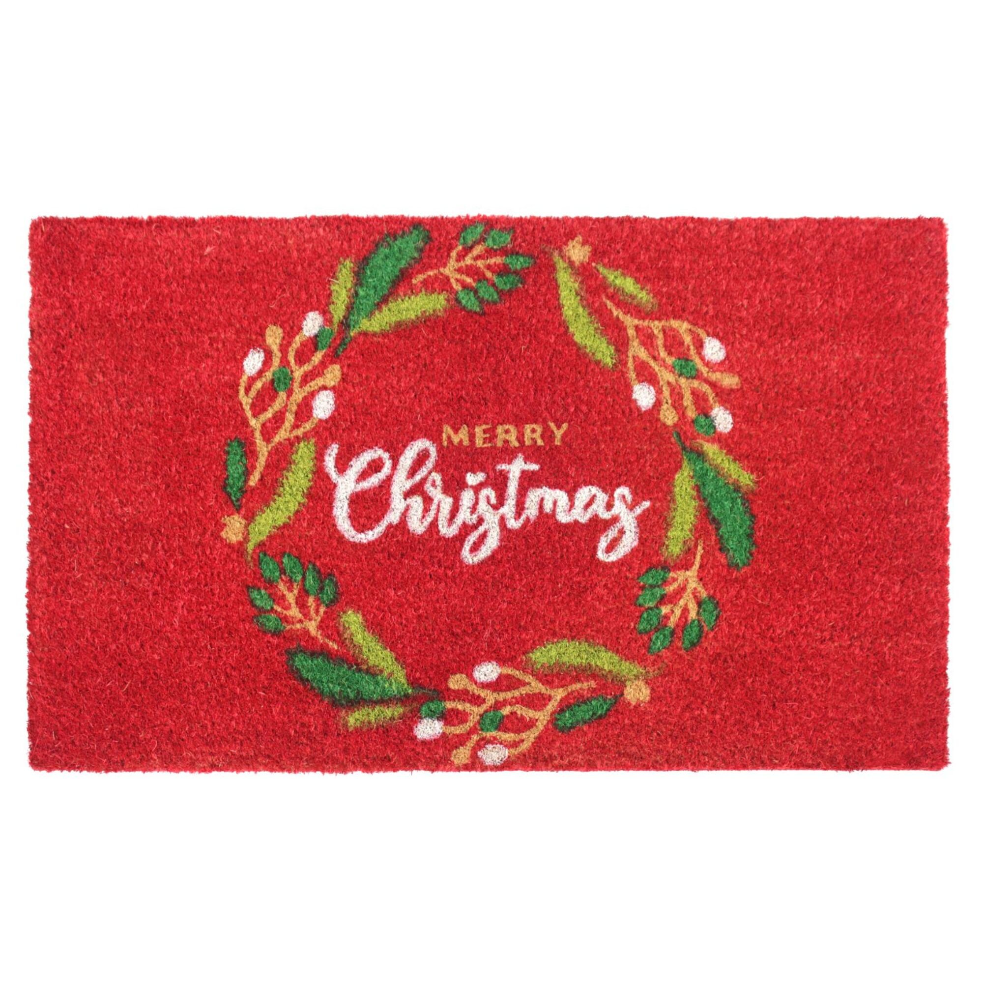 Winter Tree Line Black and Natural Holiday Doormat 18x30 + Reviews