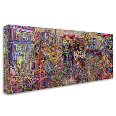 Canadian Gothic' Graphic Art Print on Wrapped Canvas -  Trademark Fine Art, ALI5630-C1224GG