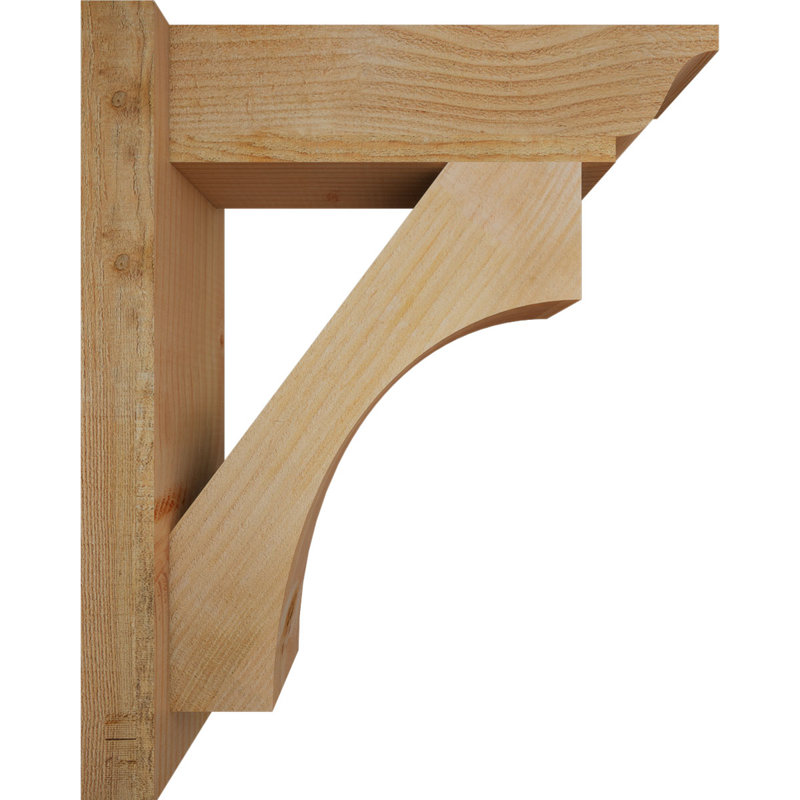 Persienne en bois Westlake, Sapin Douglas de 6 po (sciage brut), P 18 po x H 22 po
