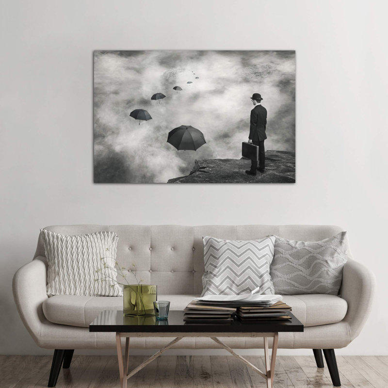 The Road Less Traveled by Alain Villeneuve - Wrapped Canvas Print, 66.04 cm H x 45.72 cm W x 1.91 cm D